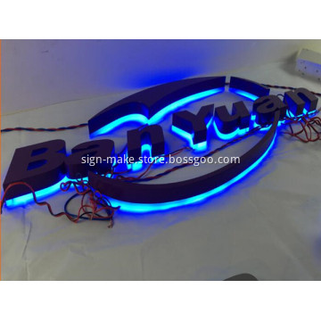 Backlit Letter Signs Custom Boxes